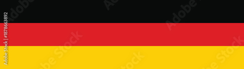 Abstract blurry background featuring the official colors of the German national flag in horizontal stripes