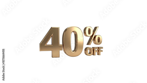 Wallpaper Mural 40 Percent Off Gold Text on Transparent Background Torontodigital.ca