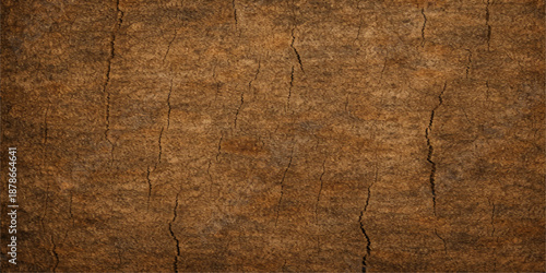 Aged brown timber plank texture offers a dark grunge wood background with a rough natural surface and vintage weathered pattern for a rustic wallpaper design