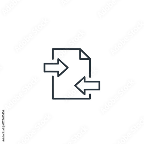 Free Download Document Transfer Icon Representing Data Sharing and Communication Concept - GFXLoad