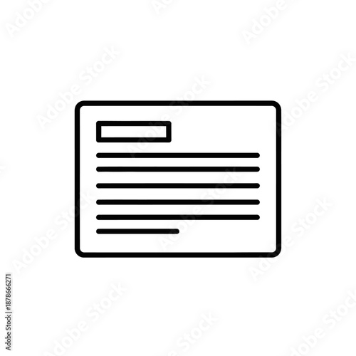 Minimalist Business Card Design with Text and Contact Information