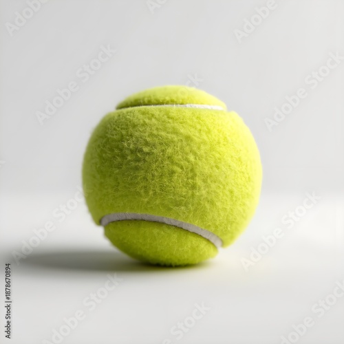 tennis ball on a white background