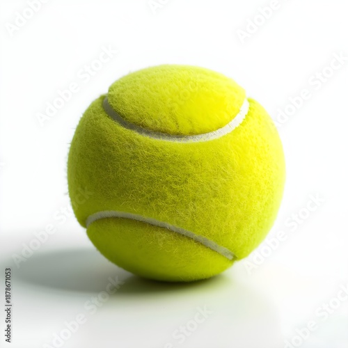 tennis ball on a white background