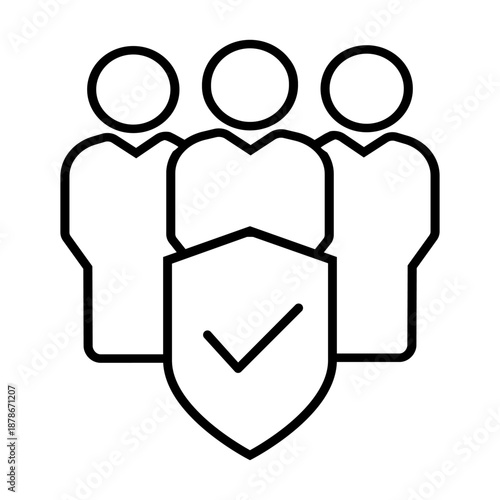 Protection vector icon. Defense Illustration sign.  Security symbol. safety logo.