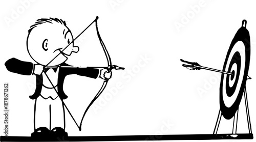 Retro Cartoon Character Illustrations in Vintage Comic Style