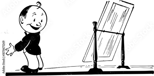 Retro Cartoon Character Illustrations in Vintage Comic Style