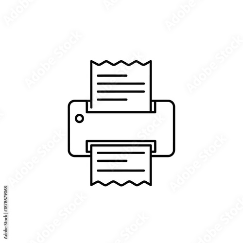 Wallpaper Mural Modern Mobile Printer with Printed Receipts for Business Use Torontodigital.ca