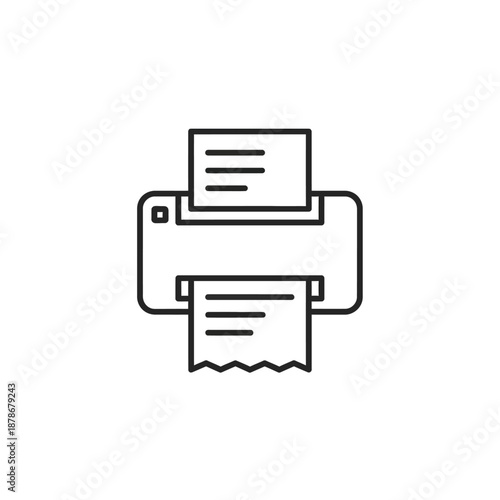 Modern Printer with Document Output for Office or Home Use