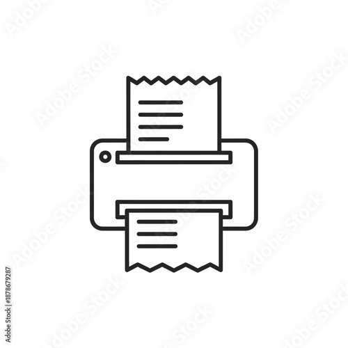 Modern Document Printing Process with Paper and Printer for Office Use