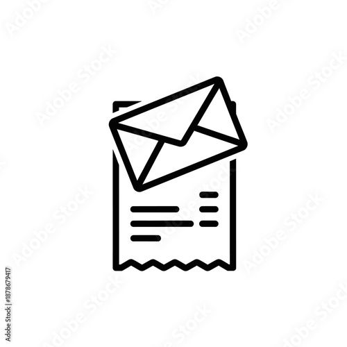 Modern Email Notification with Envelope and Message Illustration for Digital Communication