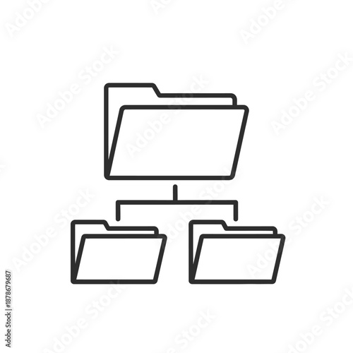 Organized Digital Folder Structure for Data Management and File Storage