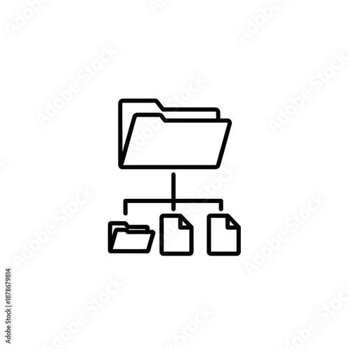 Organizational Data Management with Digital Folder Hierarchy System