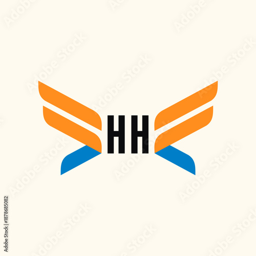HH Initials Logo Business Template Vector icon
