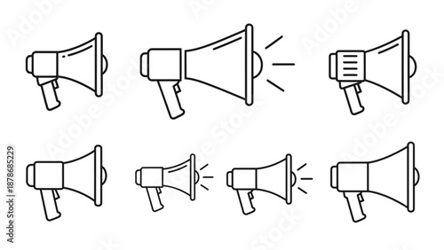 Megaphones for announcements and communication needs