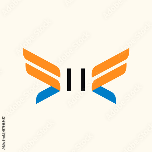 Free Download II Initials Logo Business Template Vector icon - GFXLoad