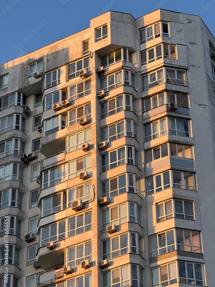 Fototapeta premium modern apartment building