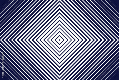 Square shape lines vector seamless pattern, geometric abstract minimal simple background for wallpapers, textile, web or print. Single color, black and white.