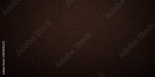 Vintage dark brown leather and old rough paper texture design featuring a macro black textile pattern on a weathered grey material surface wallpaper backdrop
