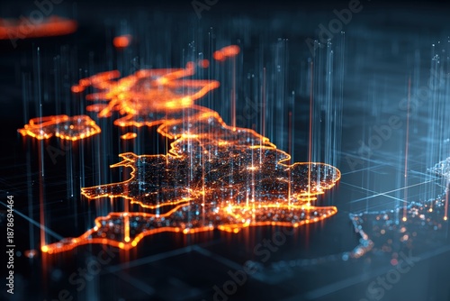 Digital Map of United Kingdom