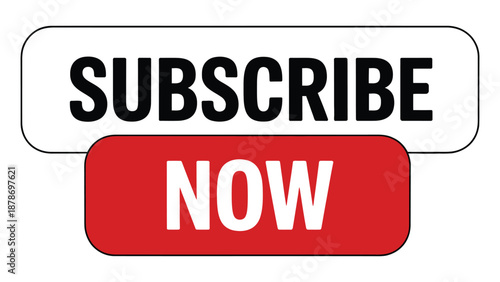 subscribe now call to action button illustration for marketing promotion social media and digital content engagement