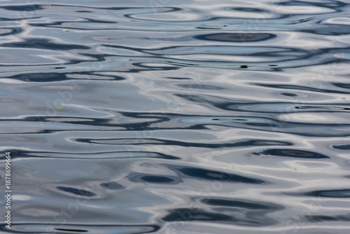 Water surface with ripples and waves. Water surface background close up