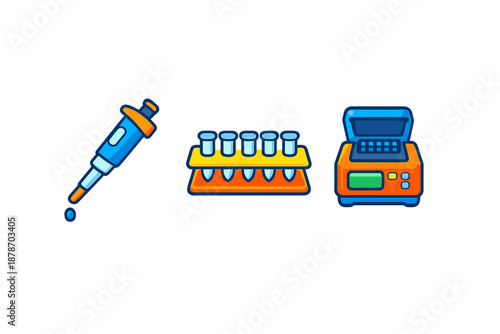 Laboratory Equipment Icons