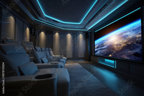 Home Theater with Space View