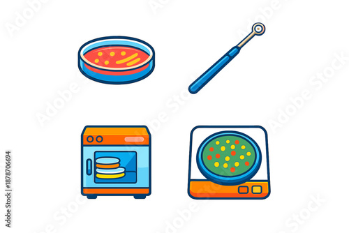 Laboratory Equipment Icons