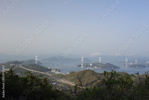 Wallpaper Mural 愛媛県今治市　近見山展望台から見たしまなみ海道 Torontodigital.ca