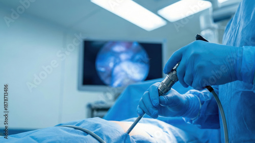 Minimally invasive surgery technology with robotic surgery tool for telesurgery guidance in sterile operating room