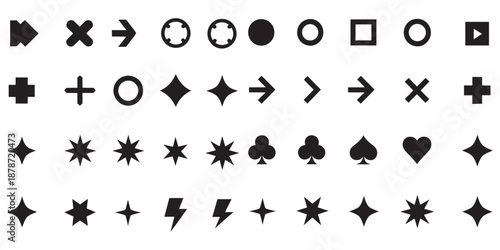 Bullet list for powerpoint, arrow set vector illustration, featuring bullet points, rank titles, hierarchy icons, presentation slide design elements.