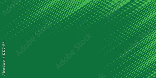 green halftone on background. Vector dotted sparkles or halftone shine pattern texture Pop Art Style Background.