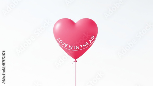 Airplane flying in heart-shaped path symbolizing love and travel  