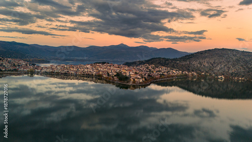 sunrise over the lake 