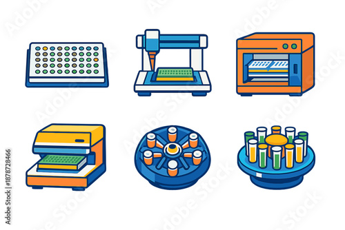 Laboratory Equipment Icons