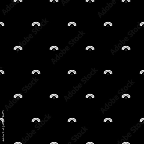 Lie detector seamless pattern isolated on black background