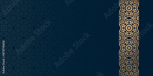 Abstract background with Islamic ornamental design. Vector design with special theme for Ramadan or Eid al-Fitr. VOL. 4