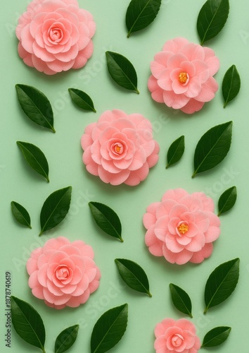 Wallpaper Mural Elegant floral pattern wallpaper Torontodigital.ca