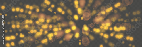 “Blurred festive sparkling golden bright bokeh background, blurred abstract festive background”