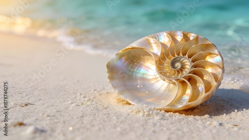 Seashell on a Tropical Beach
