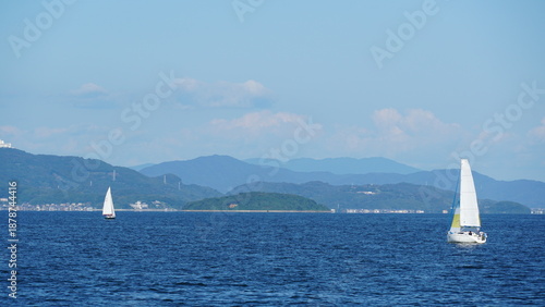 Tranquil Coastal Views of Saku Island, Aichi, Japan