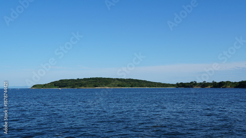 Tranquil Coastal Views of Saku Island, Aichi, Japan