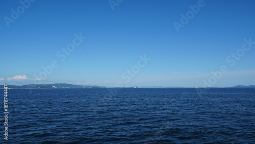Tranquil Coastal Views of Saku Island, Aichi, Japan