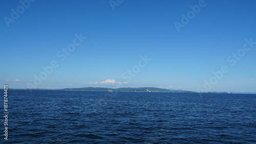 Tranquil Coastal Views of Saku Island, Aichi, Japan