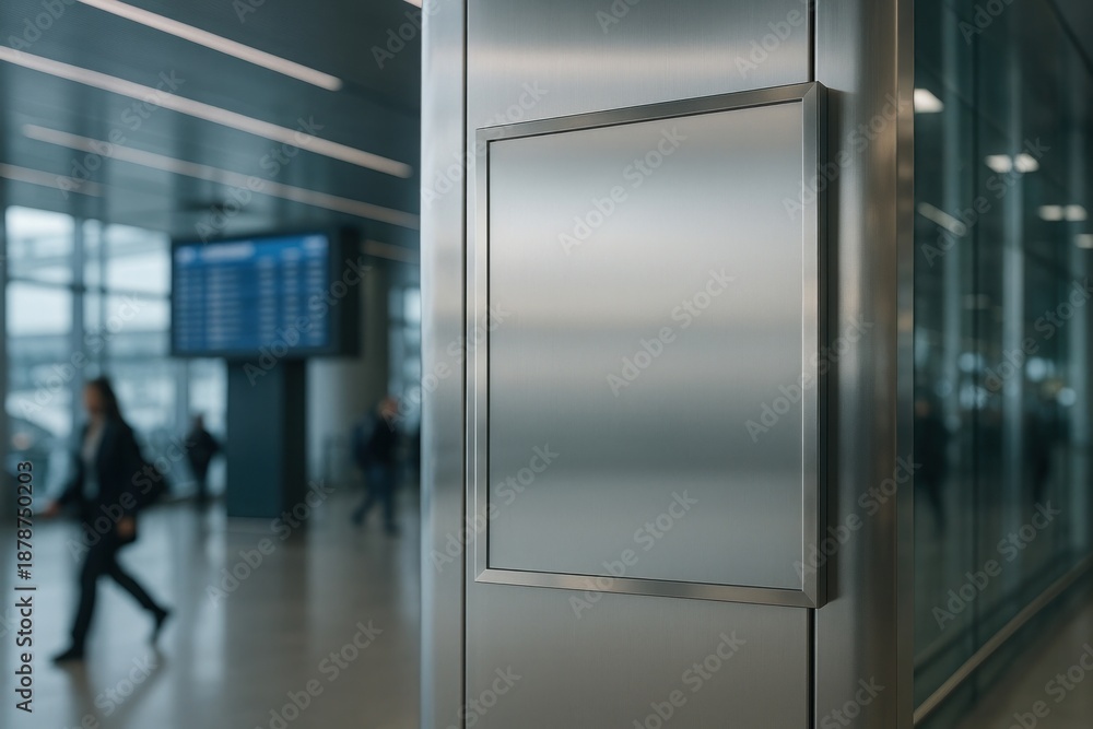 Naklejka premium Modern airport interior design