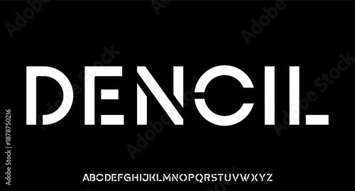 MILITARY ELEGANT URBAN STREETWEAR FONT VECTOR MINIMALIST STYLE
