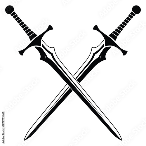 two crossed swords