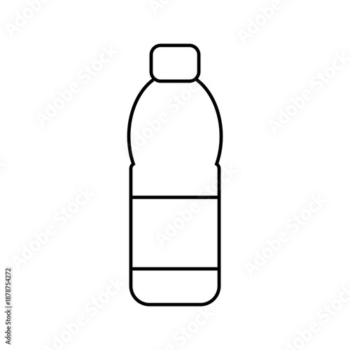 bottle icon on white background