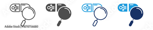 drug discovery icon set multiple concept
