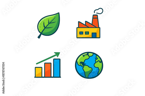Set of eco-friendly icons